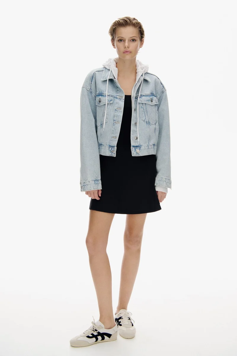 H&M Sleeveless microfibre dress