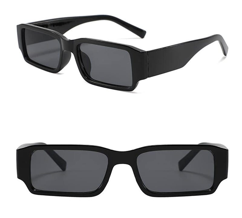 CREATURE Mc Stan Rectangle Retro Vintage Narrow Unisex Polarized Sunglasses Small Narrow Square Sun Glasses - Image 4