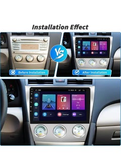 RAYMOS Toyota Camry Car Stereo 2006-2011 Android Screen Support Apple Carplay Android Auto Wireless Fast Interface AHD Camera Included SIM Card Support Bluetooth 4GB RAM 10 Inch Touchscreen  - Image 3