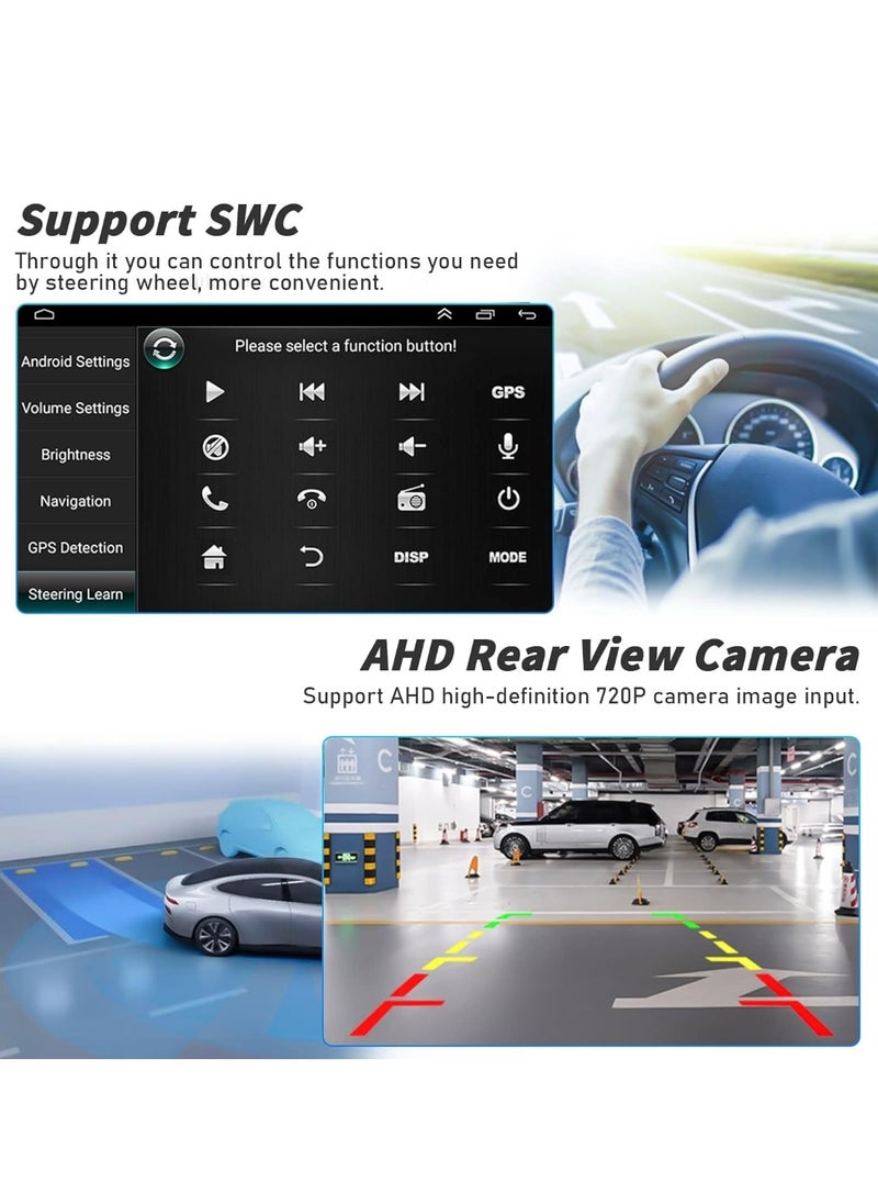 RAYMOS - Toyota Camry Car Stereo 2006-2011 Android Screen Support Apple Carplay Android Auto Wireless Fast Interface AHD Camera Included SIM Card Support Bluetooth 4GB RAM 10 Inch Touchscreen - Image 1