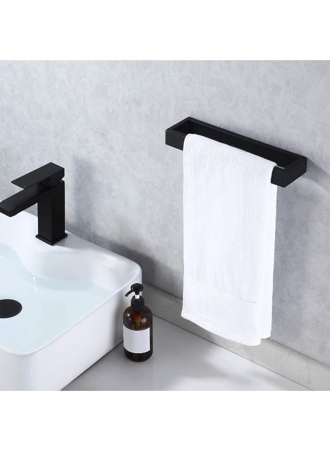 Kes KES Hand Towel Holder Black Towel Ring 10 Inch Towel Holder Matte Black Modern Wall Mount SUS304 Stainless Steel  - Image 5