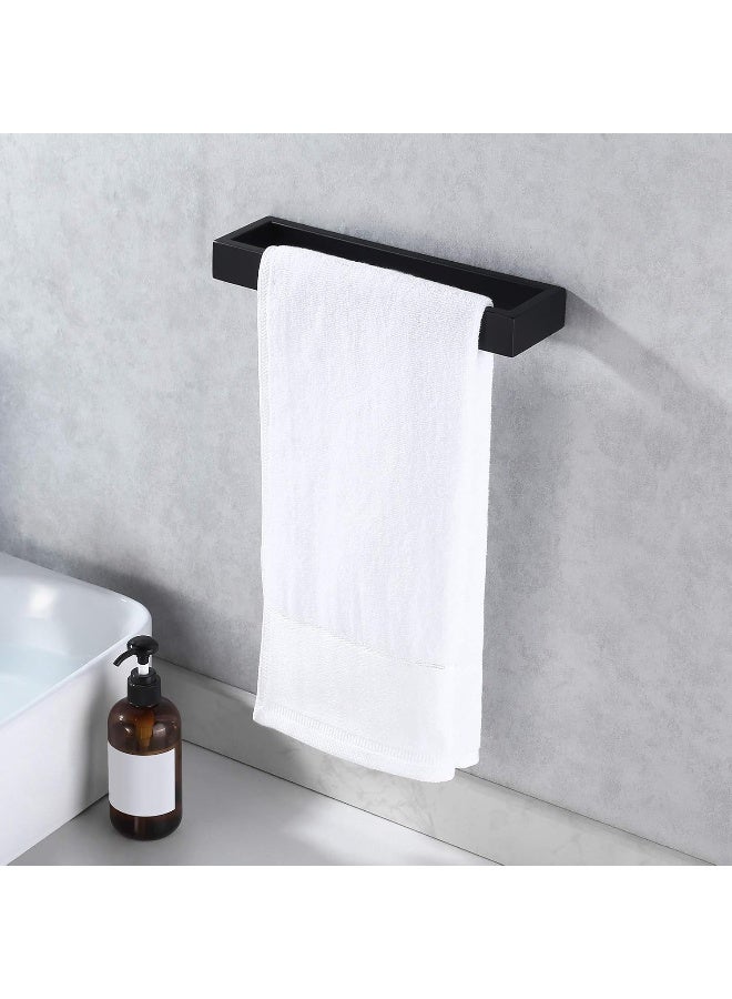 Kes KES Hand Towel Holder Black Towel Ring 10 Inch Towel Holder Matte Black Modern Wall Mount SUS304 Stainless Steel  - Image 1