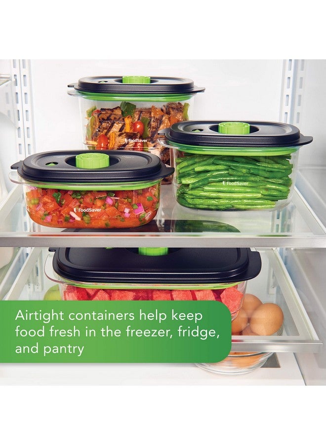FoodSaver فود سيفر 2129973 للحفظ والتتبيل 10 أكواب حاوية فراغية - للحفظ السريع أو التخزين في الفريزر والمخزن - Image 3