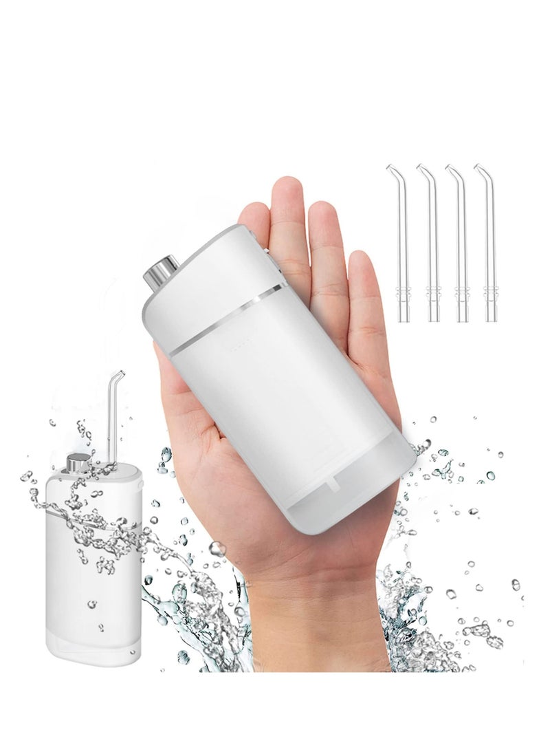 Captaintech Water Dental Flosser Cordless for Teeth 3 Modes IPX7 Waterproof Home Travel Water Flossers for Teeth Braces Bridges Care Water Teeth Cleaner with 4 Flossing  - Image 1