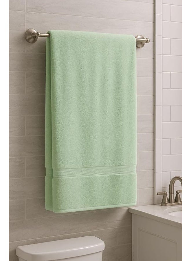 Luxury 100% Cotton Bath Towel (140 x 70 cm) – Ultra Soft, Highly Absorbent, and Quick-Dry – Professional Quality Large Towels for Bathroom, Spa, Gym, Swimming and Hotel(Lime Green)