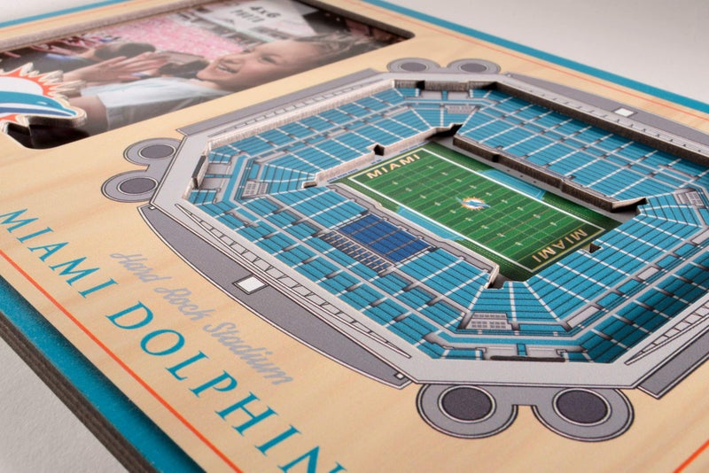 YouTheFan NFL Miami Dolphins 3D StadiumViews Picture Frame - Image 3