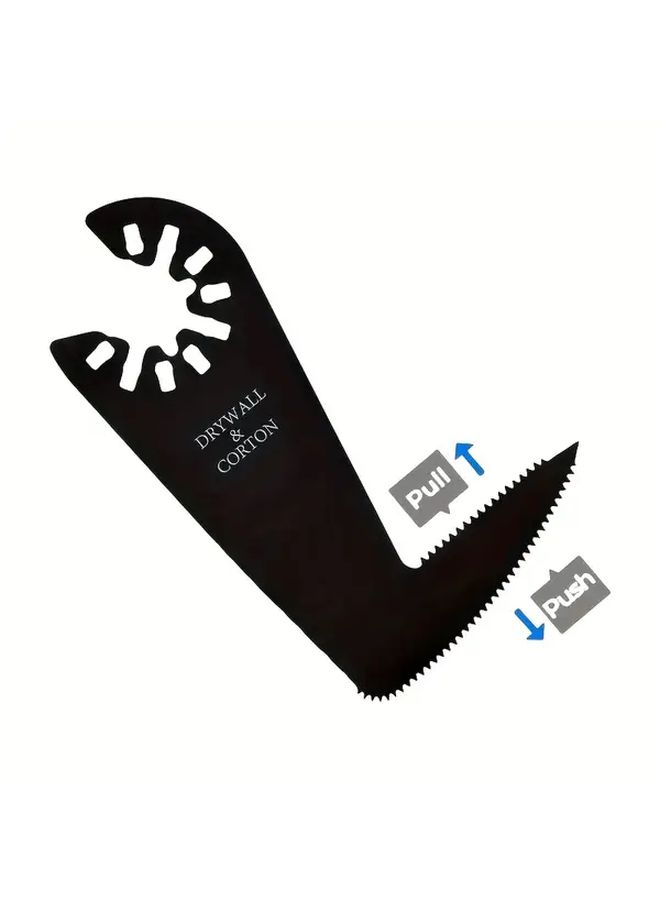 2pcs Multi Purpose Oscillating Saw Blades Quick Release Stainless Steel Serrated Edge - Image 4