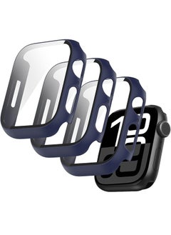 Tersely (3 Pack) Case Compatible with Apple Watch Series 10-46mm, Built-in Thin HD Tempered Glass Screen Protector Overall Cover Replacement for iwatch S10 2024  - Image 1