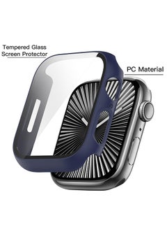 Tersely (3 Pack) Case Compatible with Apple Watch Series 10-46mm, Built-in Thin HD Tempered Glass Screen Protector Overall Cover Replacement for iwatch S10 2024  - Image 4