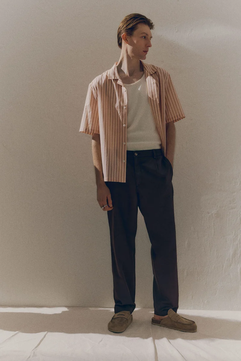 اتش اند ام Regular Fit Lyocell-blend trousers