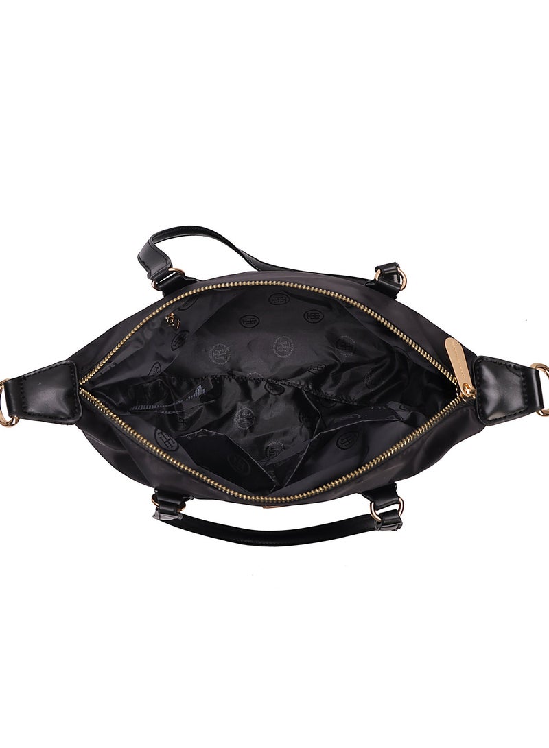 تومي هيلفيغر سبورت تومي هيلفيجر حقيبة الكتف السوداء ، حقيبة الكتف ، حقيبة حمل - Image 4