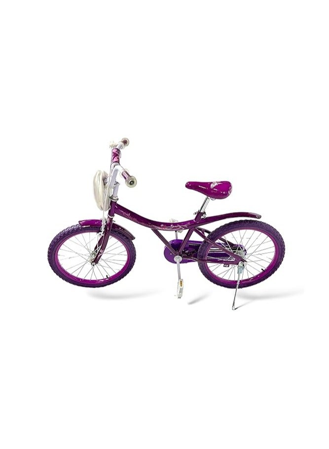 AL BADER Freestyle Kids Bike 20 Inch Bicycle for Girls Ages 8-16 Years, Red Color, With Kickstand, Colored Air Tires, With Small Bag, Hand & Foot Brakes, High Reliability Cycling Kickstand. - Image 1
