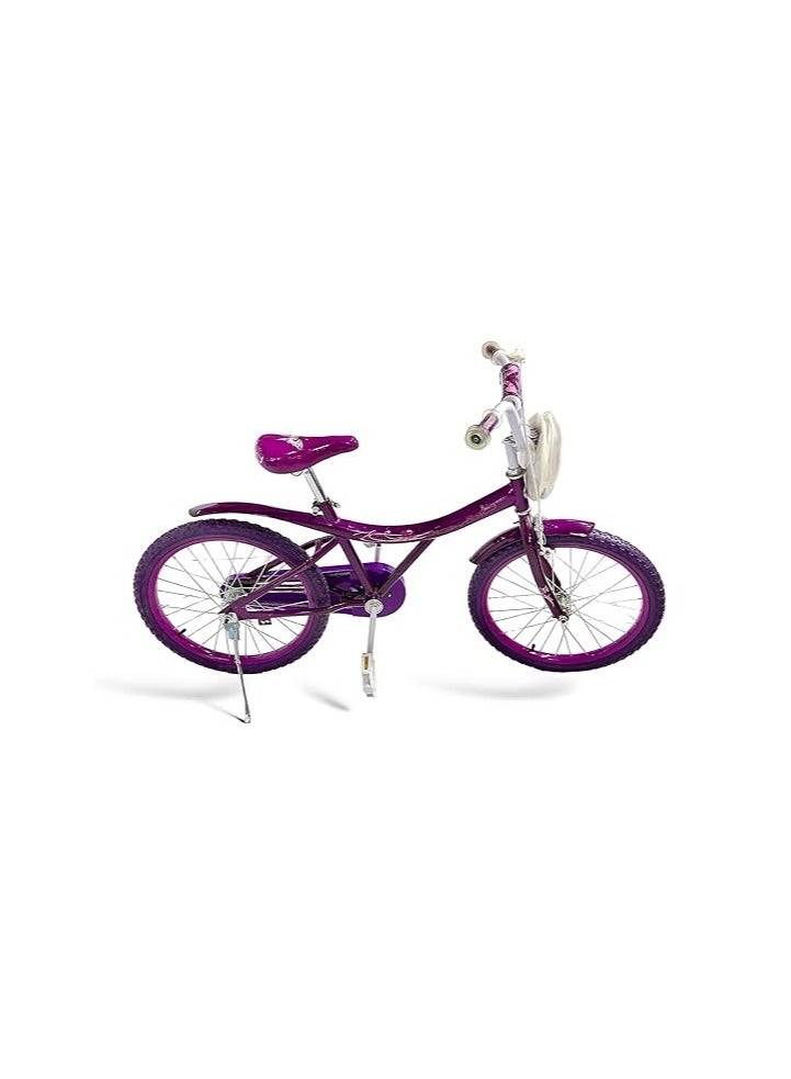 AL BADER Freestyle Kids Bike 20 Inch Bicycle for Girls Ages 8-16 Years, Red Color, With Kickstand, Colored Air Tires, With Small Bag, Hand & Foot Brakes, High Reliability Cycling Kickstand. - Image 4