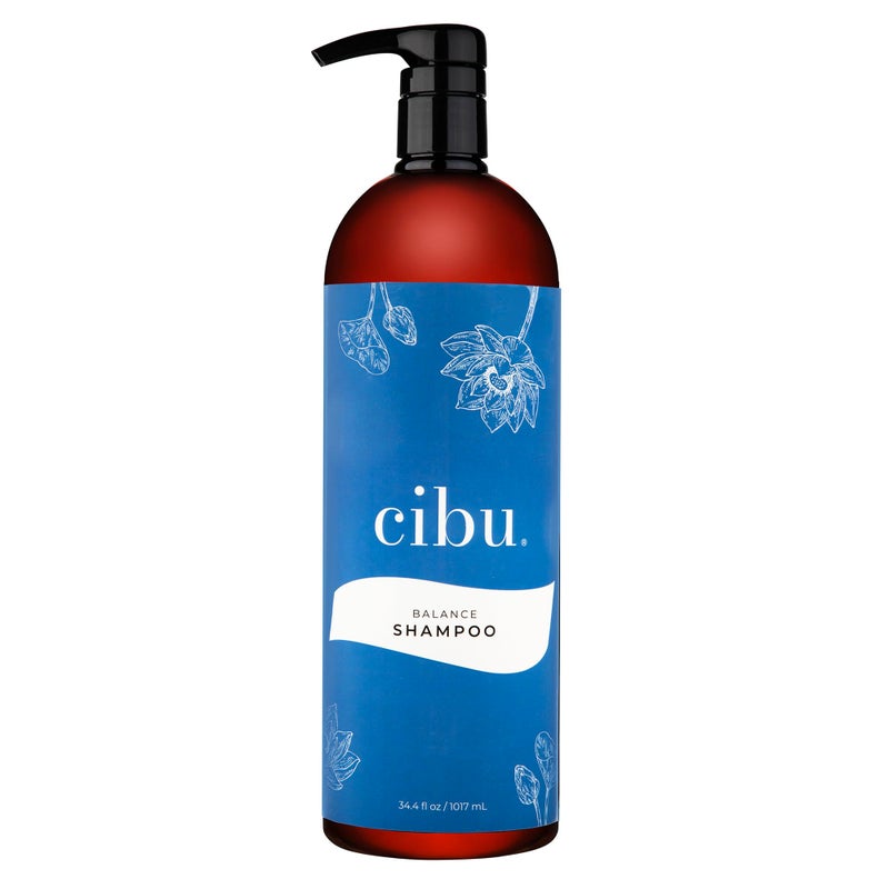 CIBU Balance Shampoo 30092 Nutrient-Rich Formula Moisturizes, Strengthens & Repairs Dry Hair | Sulfate-Free For All Hair Types and Textures | Gentle For Daily Use for Clean, Healthy Shine 1 Liter - Image 1