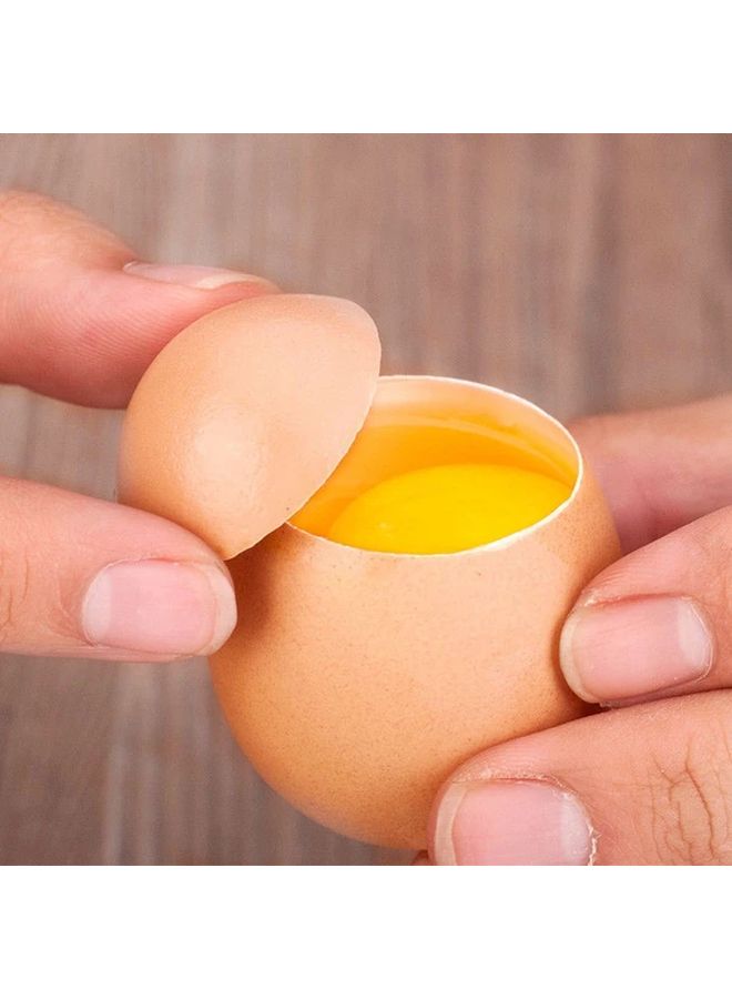 Silvery Stainless Steel Egg Topper Cutter Portable Serrated Edge Opener For Boiled And Raw Eggs - Image 5