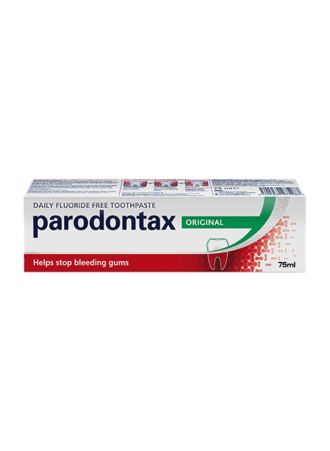 Parodontax Original Toothpaste For Bleeding Gums 75ml - Image 1