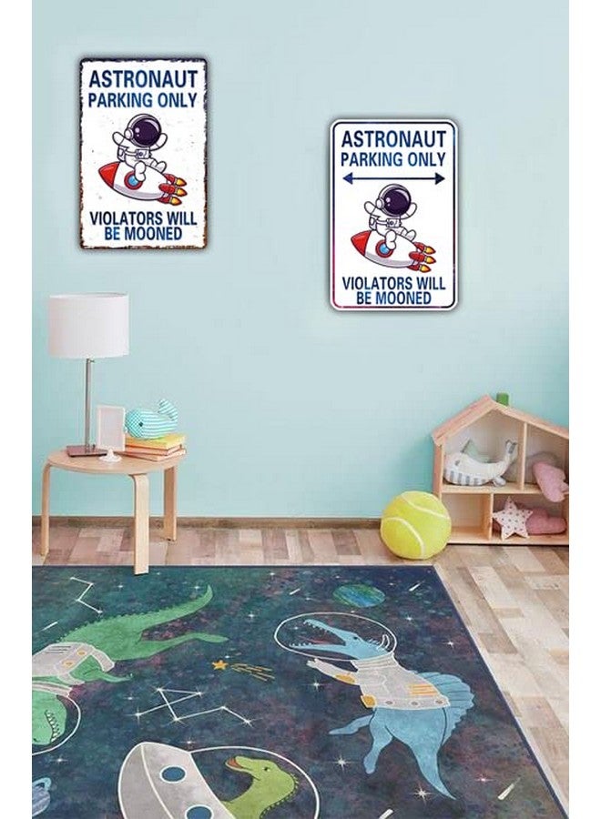 Bestylez Perfect Space Gifts for Kids - Astronaut Parking Only Sign - Outer Space Themed Decor for Boys Room | Fun Space Poster for Kids Wall Art, 8 x 12 Inch (936) - Image 5
