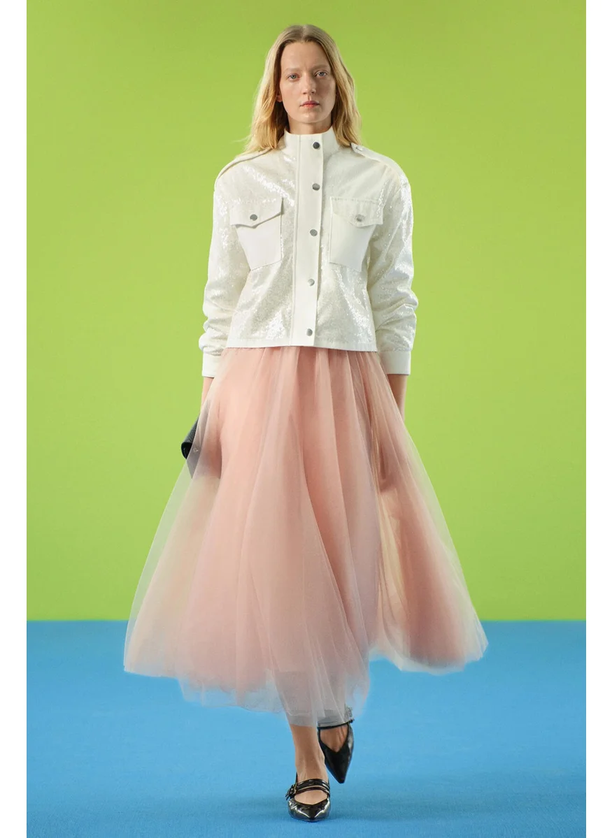 تاتشي Puffy Tulle Skirt