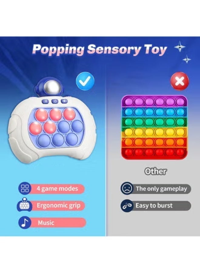 Wish Electronic Quick Push Light Up Pop Game Fidget Toys for Adults and Kids with Puzzle Game Machine Push Pop Bubble Fidget Sensory Toy Birthday Gifts - Image 3