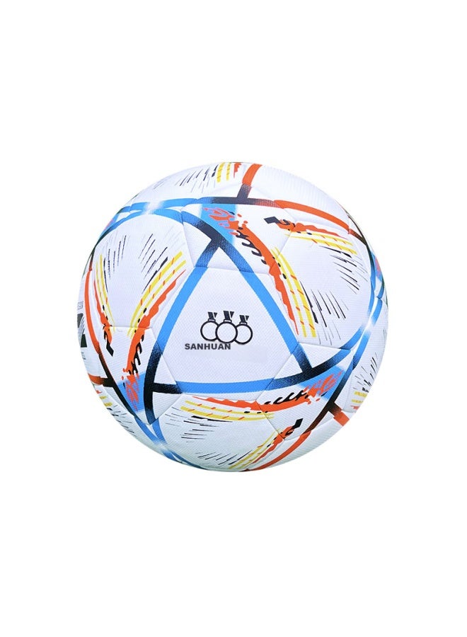 Three Rings Sanhuan Football For Children, Size 4, For Ages 6-12, Elementary School Students, Youth, Middle School Entrance Exam Standard, Durable, Hot-melt Pu Material Ball - Image 3
