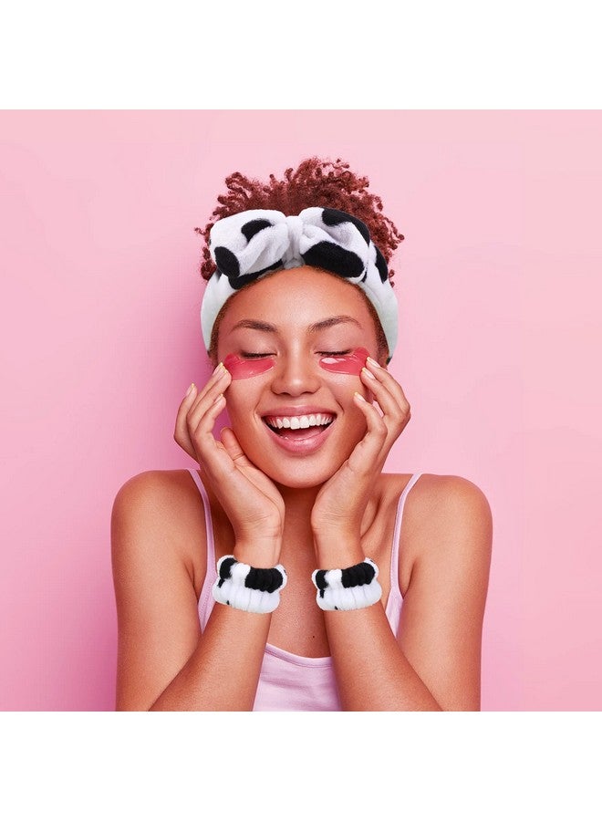 Hanaive Headbands for Women for Washing Face Spa Headband and Wristbands, Makeup Headband for Washing Face, Soft Facial Makeup Head Band, Shower Skin Care Hair Supplies - Image 5