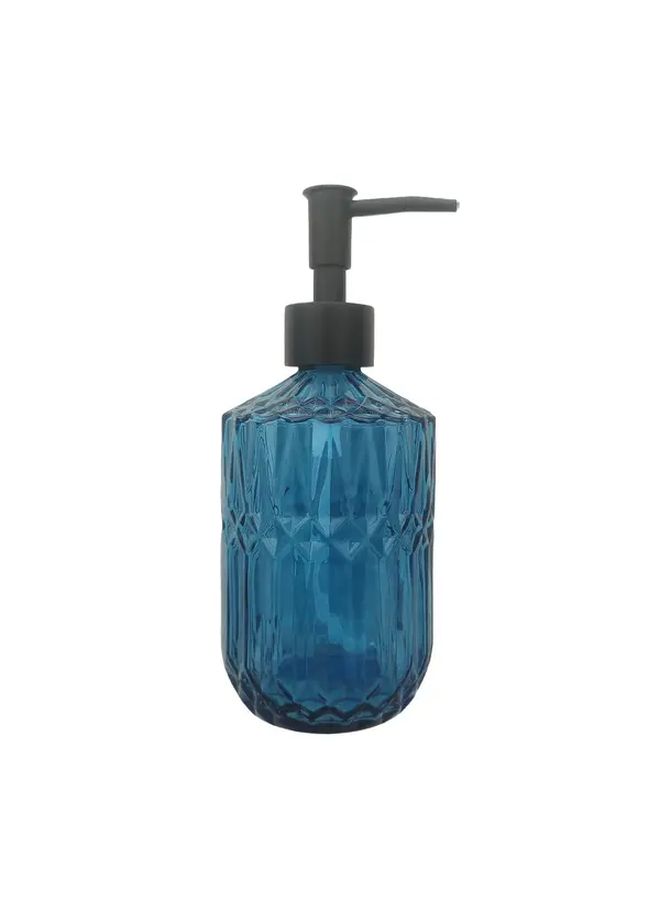 Green Heavy Duty Glass Soap Dispenser 18oz Shatterproof Refillable Bottle Anti Rust Pump Leakproof Design For Bathroom Kitchen Hand Soap Dish Soap Lotion Detergent Home Office Hotel Countertop Organizer - Image 3