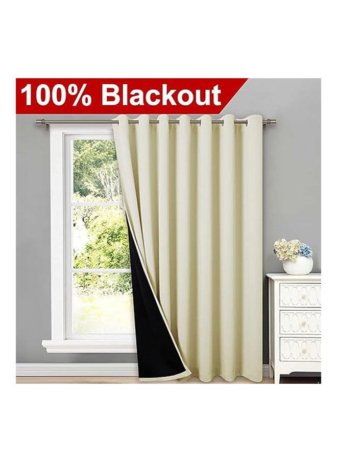 Intex Curtains House - Curtains 100% Blackout Thermal Insulated Fabric Two Layers - Image 1