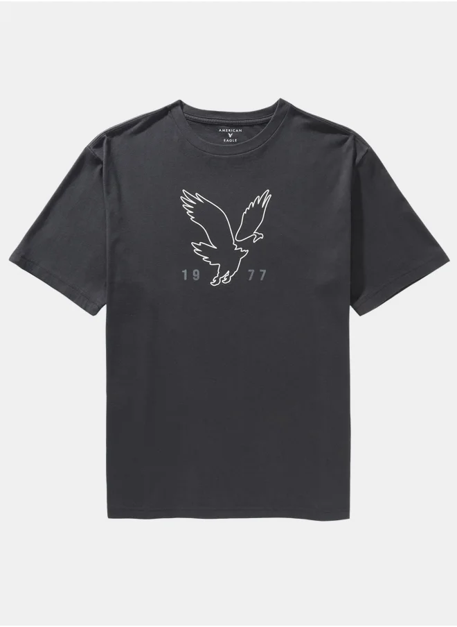 American Eagle AE Logo Graphic T-Shirt
