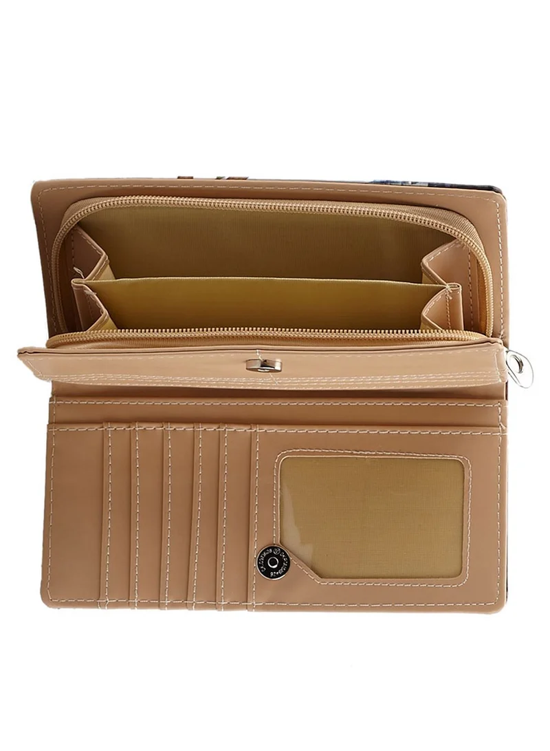 Ginger Printed Wallet
