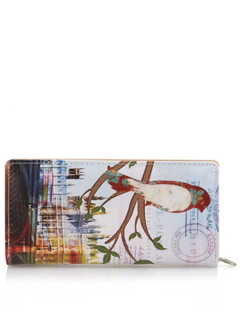 Ginger Printed Wallet