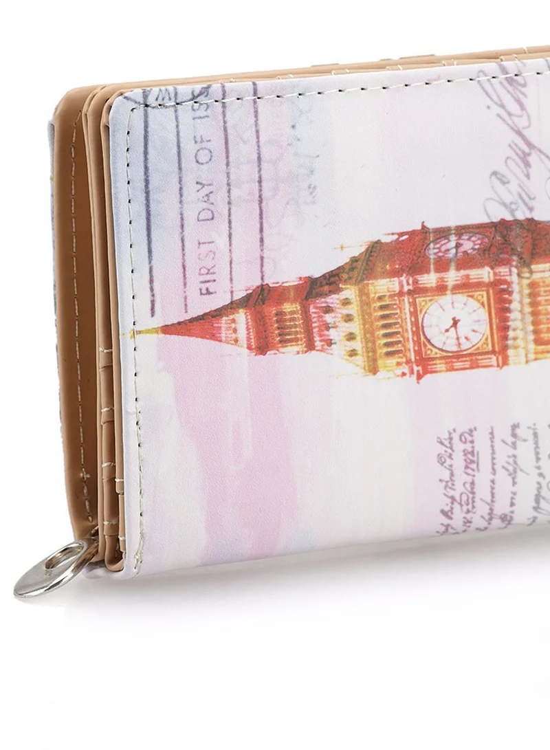 Ginger Printed Wallet
