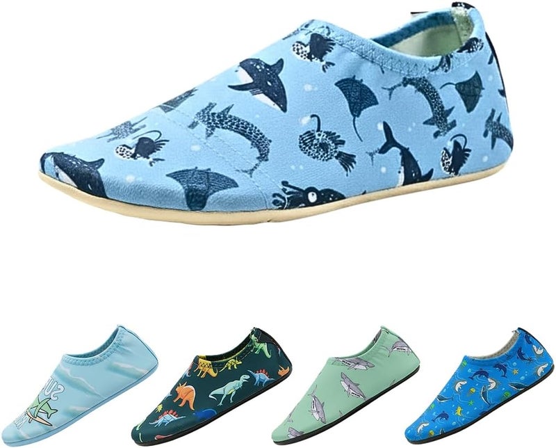 Slipstop AntiSlip Shoes for Kids - Quick-Dry Aqua Socks Beach Shoes for Kids - Barefoot Shoes for Water Sports Yoga Exercise - Image 1