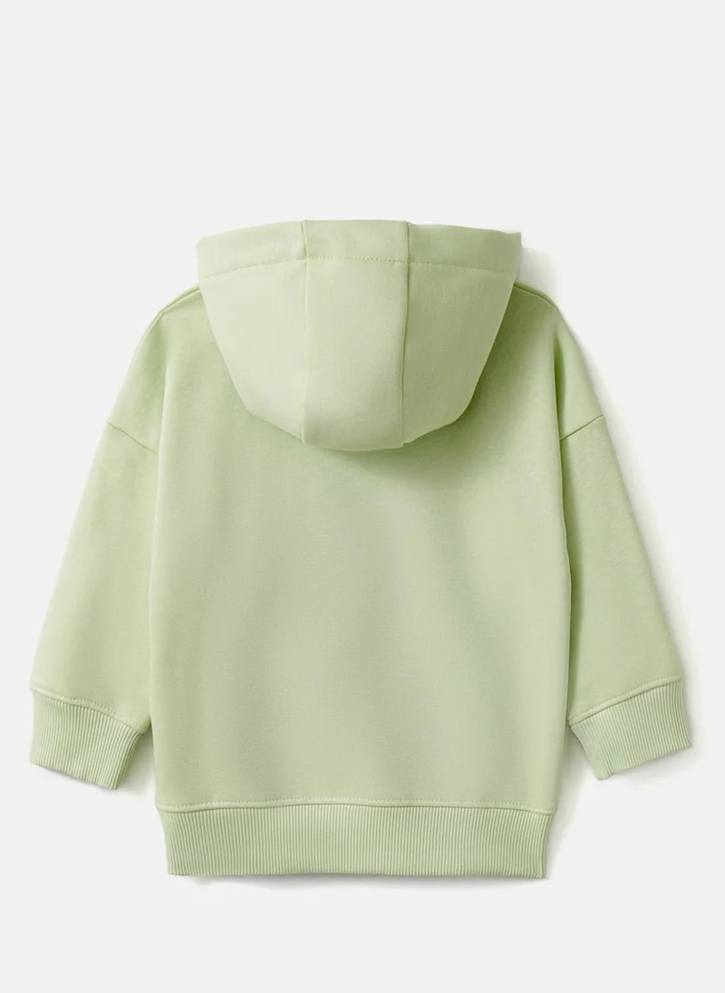 Nautinati Nautinati Girls' Butterfly Print Fleece Sweatshirt Hoodie in Lavender