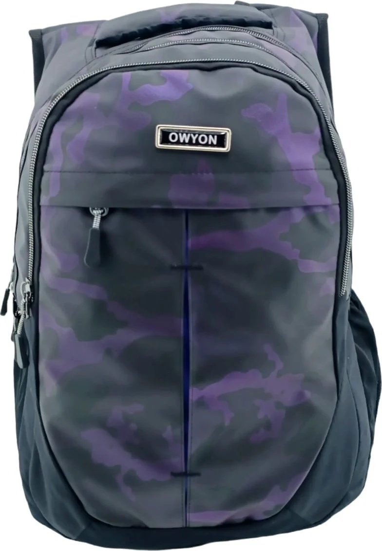 ريلاكسن Owyon 1236 Purple Camouflage Patterned School Backpack