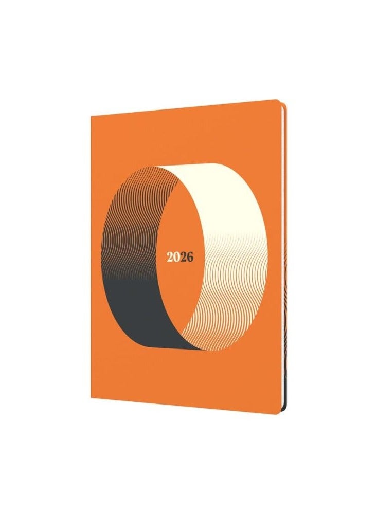 Collins - Balance - 2026 12 Month Calendar Year Planner, Week-To-View Diary, A5 Hard Cover - Orange (E-BL153.44-26) - Image 1