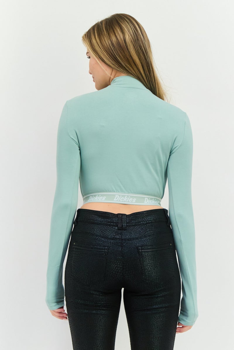 Dickies Women Sportswear Fit Long Sleeve Outdoor Top, Sage Green - Image 4