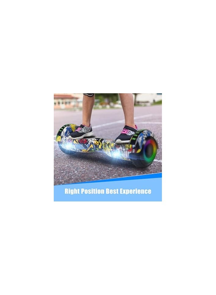 Generic - hover board 6.5 inch with bluetooth color joker - Image 1