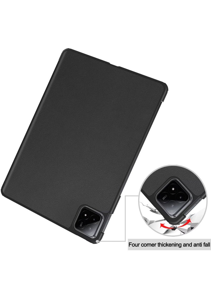 يوارب كينج Xiaomi Pad 7 / Pad 7 Pro / Xiaomi Pad 8 / Pad 8 Pro السقالات الصلبة فائقة النحافة الذكية ، الاستيقاظ التلقائي / النوم الأسود - Image 5