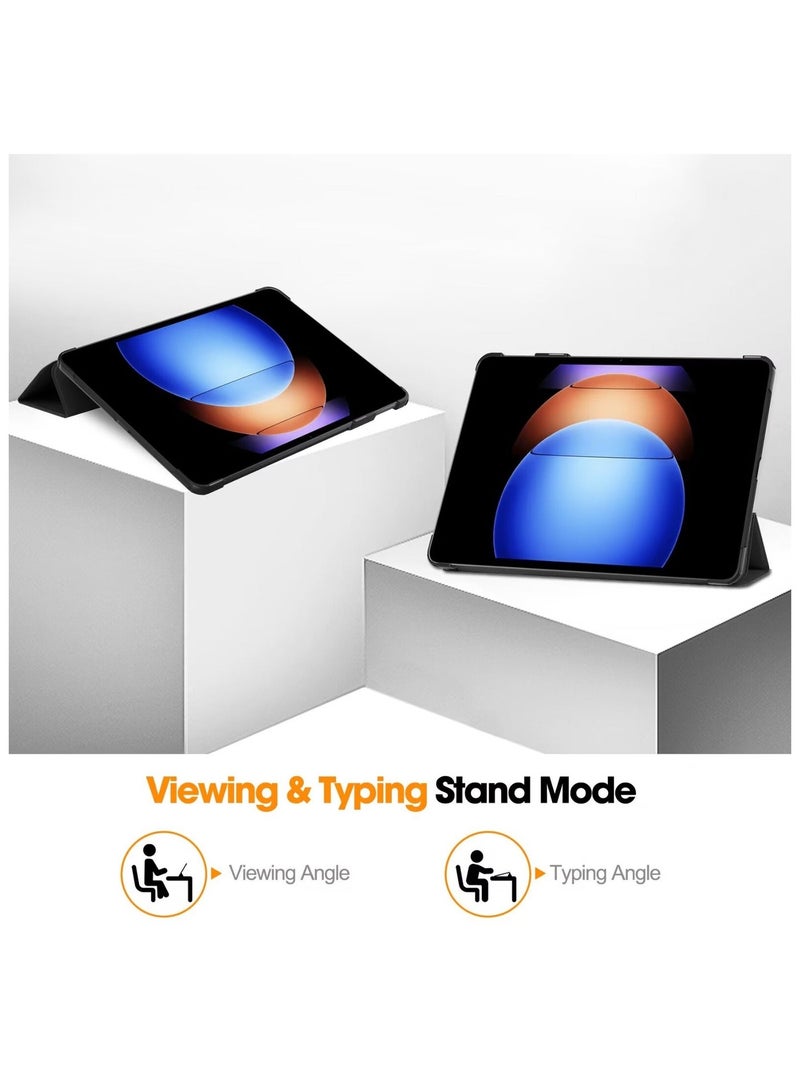 يوارب كينج Xiaomi Pad 7 / Pad 7 Pro / Xiaomi Pad 8 / Pad 8 Pro السقالات الصلبة فائقة النحافة الذكية ، الاستيقاظ التلقائي / النوم الأسود - Image 3