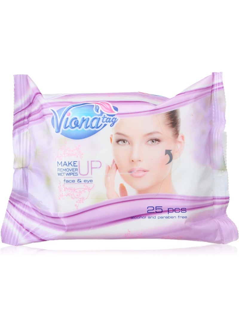 Viona Tag Make Up Remover  25 Pieces - Image 1