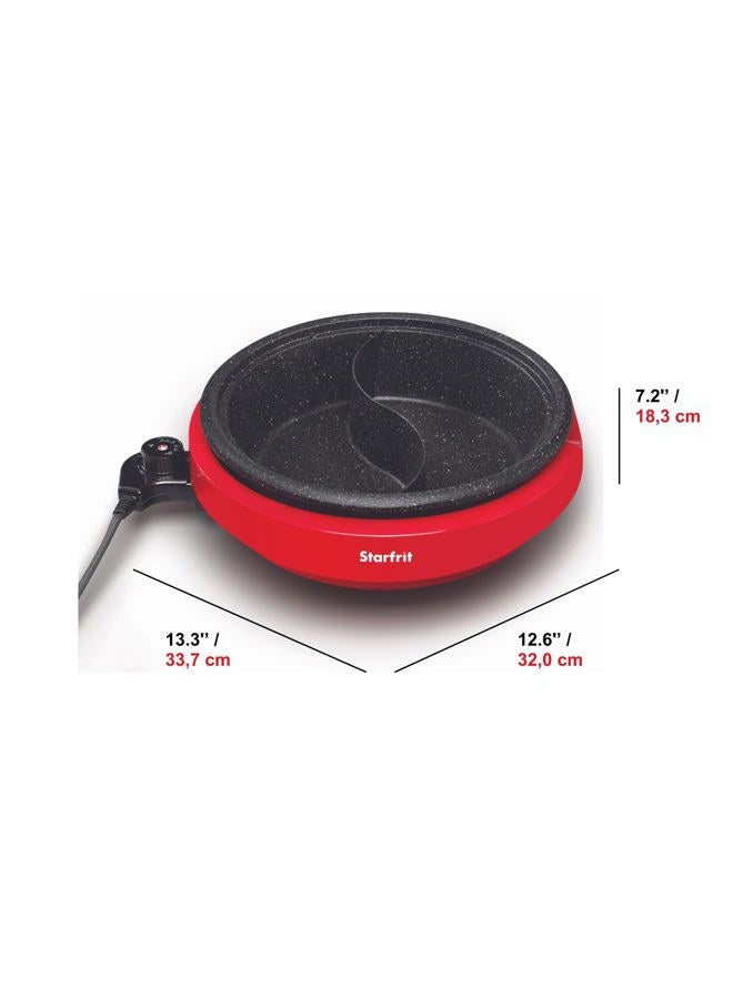Starfrit THE ROCK by Starfrit 024425-002-0000 THE ROCK by Starfrit Dual-Sided 3.2-Quart Electric Hot Pot - Image 2