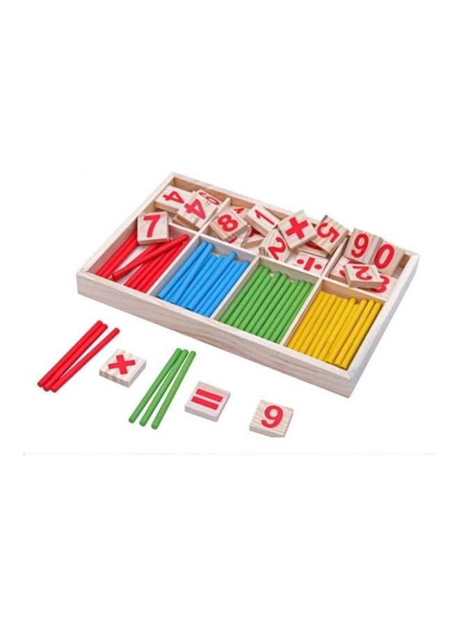NIBEMINENT 76-Piece Montessori Wooden Math Game Sticks Toy  - Image 2