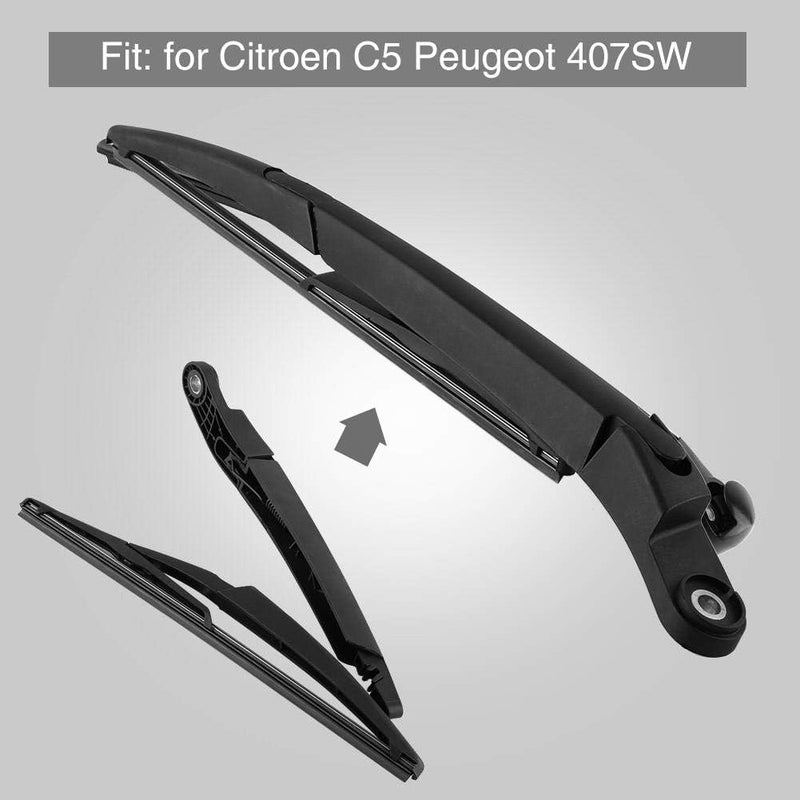 klarako Car Rear Windshield Wiper Arm and Blade for Citroen C5 2001klarako 2008 Peugeot 407SW 2004klarako 2015 - Image 4