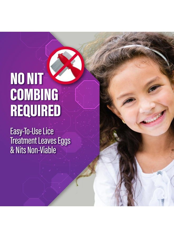 RID علاج قمل الرأس لمرة واحدة، تطبيق واحد فقط، لا حاجة للتسريح، لوشن إيفرمكتين بقوة وصفة للأطفال والبالغين، يقضي على القمل الشديد ويجعل البيض غير قابل للحياة - Image 3