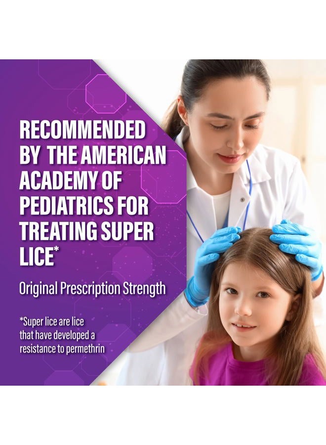 RID علاج قمل الرأس لمرة واحدة، تطبيق واحد فقط، لا حاجة للتسريح، لوشن إيفرمكتين بقوة وصفة للأطفال والبالغين، يقضي على القمل الشديد ويجعل البيض غير قابل للحياة - Image 4