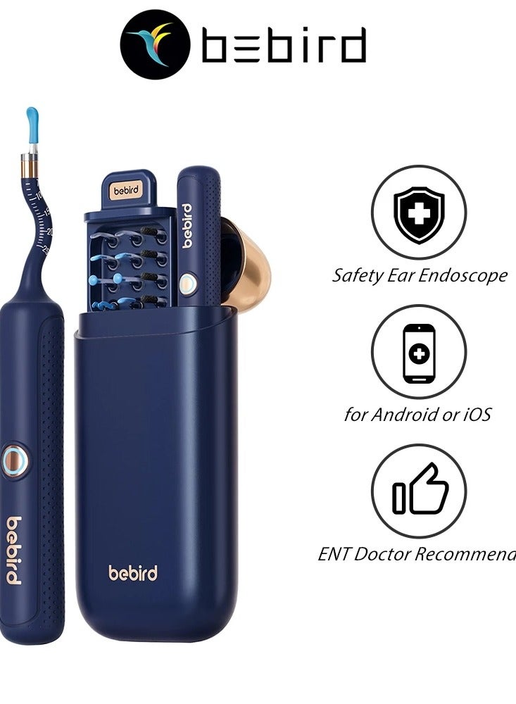 Bebird EarSight Plus Earpicks Ear Wax Removal Cleaner with tweezer 6 LED Lights 1080P FHD Video Otoscope - Image 1