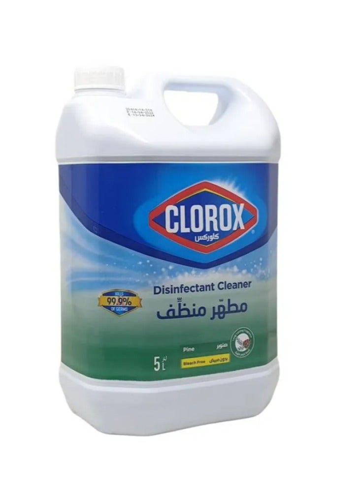 Clorox Multi-purpose cleaner and disinfectant, pine scent, without bleach, 5 liters
