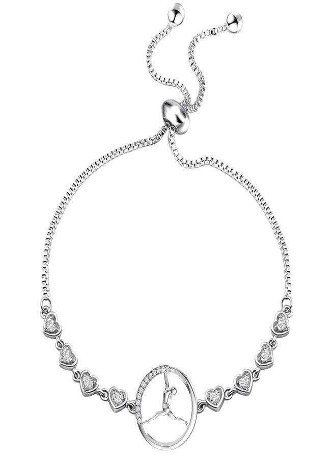 BNQL Gymnastics Bracelete Gymnast Gifts Gymnastics Jewelry Gifts for Gymnastics Team Gifts (Gymnast bracelet) - Image 2