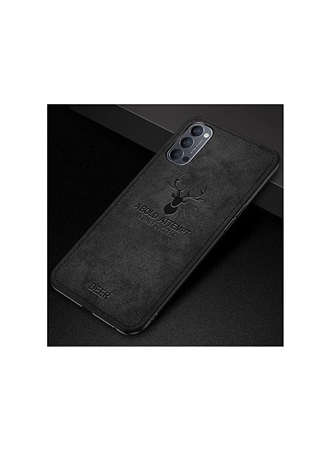 ELMO3EZZ Realme GT Neo 2 Digital Luxury Soft Texture Patterned TPU Cloth Case, Dirt-Resistant, Anti-Shock, Anti-Fingerprint, Full Body Protective For Realme GT Neo 2 (Black) - Image 4