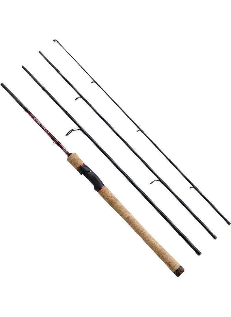 Abu Garcia Diplomat V2 Travel Fishing Pole STANDARD-244CM / 10-35G  - Image 1